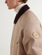 Canada Goose - Garrison Corduroy-Trimmed Cotton-Canvas Coat - Neutrals