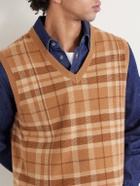 Polo Ralph Lauren - Checked Cashmere Vest - Brown