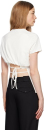 Proenza Schouler Off-White Proenza Schouler White Label Ruched T-Shirt