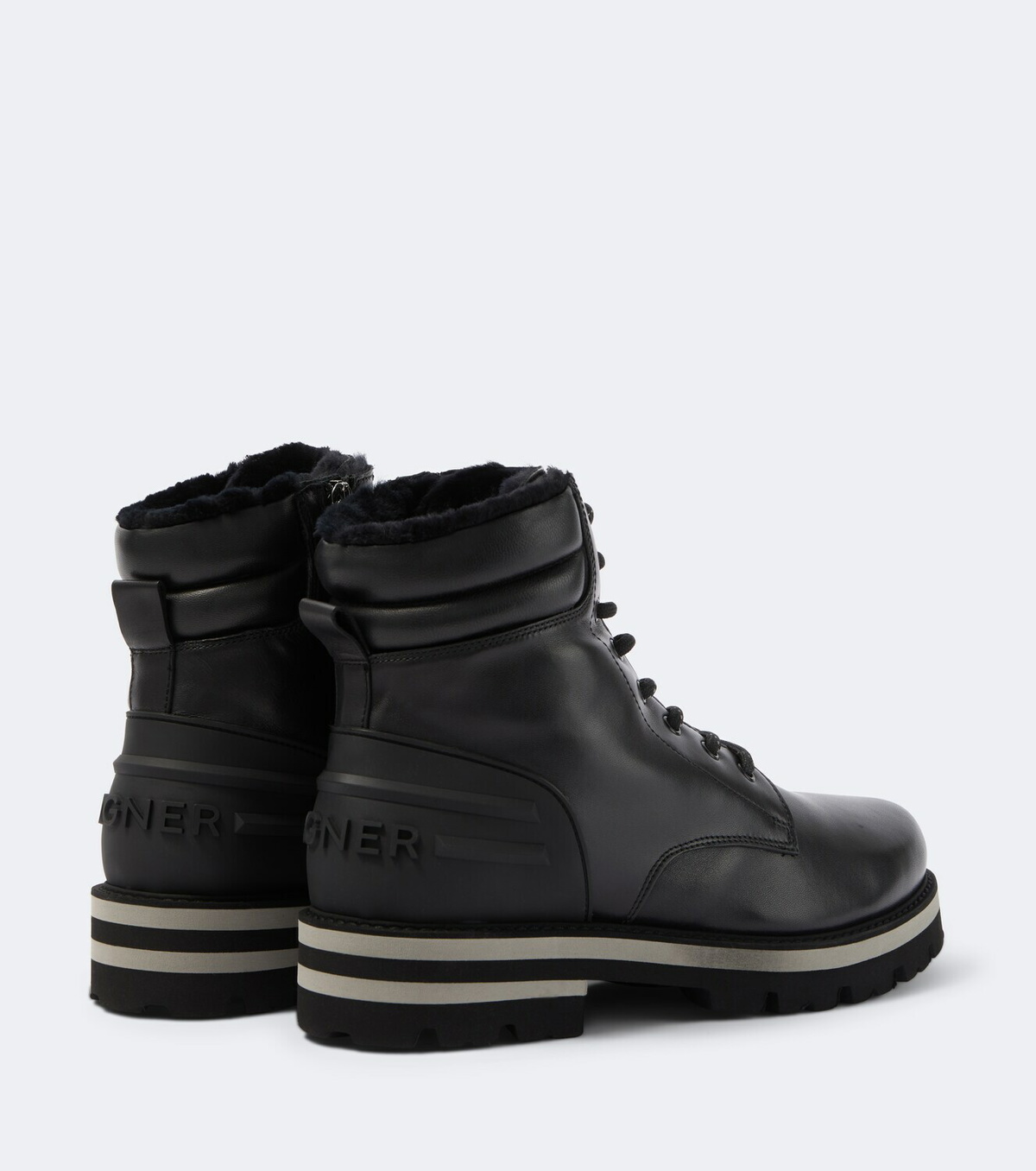 Bogner Courchevel leather lace-up boots