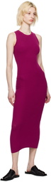 LESET Pink Grace Sleeveless Midi Dress