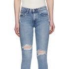 Moussy Vintage Blue Ithan Skinny Jeans