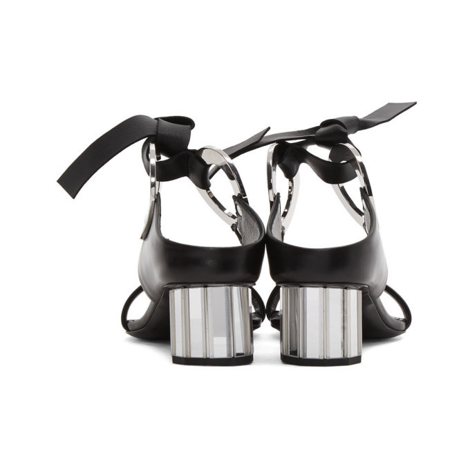 Proenza Schouler Black Grommet Sandals Proenza Schouler