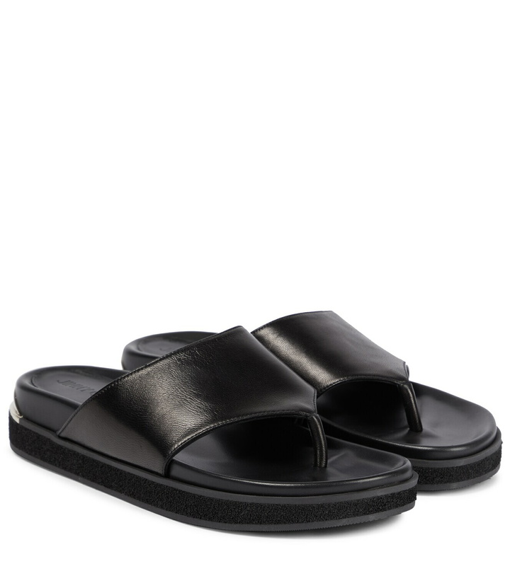 Photo: Jimmy Choo - Rowan leather thong sandals