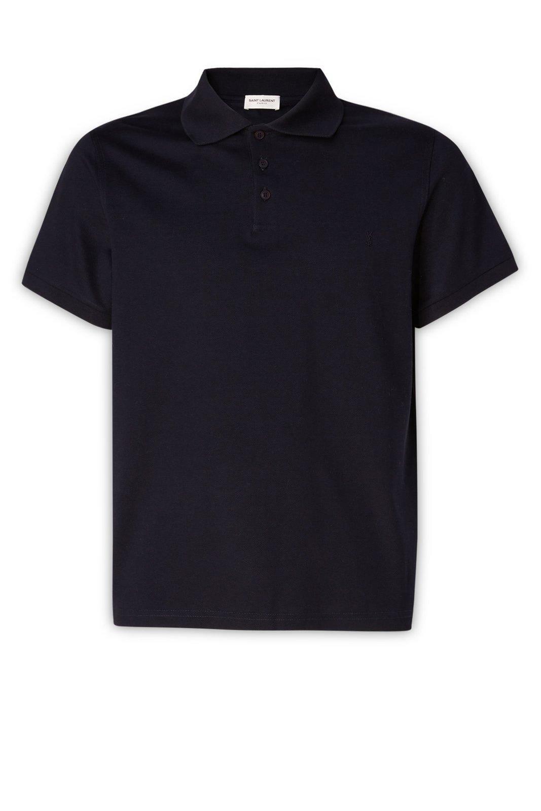 Tシャツ・カットソー SAINT LAURENT Black Wool Polo Shirt Saint Laurent Black Wool Polo Shirt | italist