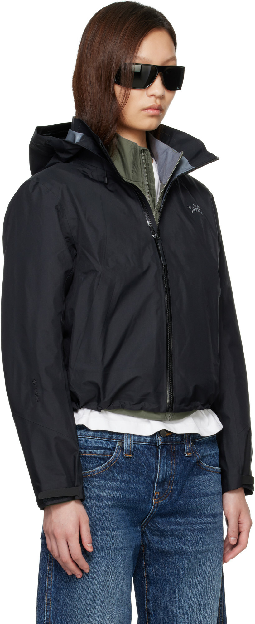 Arc'teryx Black Naya Cropped Jacket