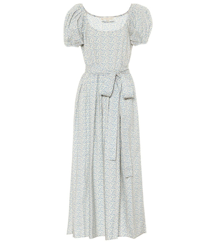 Photo: LoveShackFancy Lais floral cotton-poplin midi dress