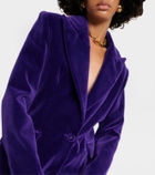 Costarellos Cotton velvet blazer