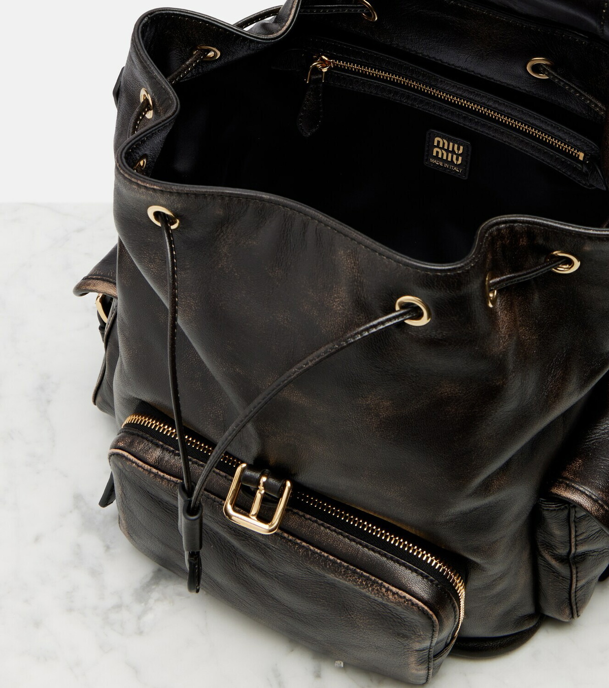 Miu Miu Leather backpack