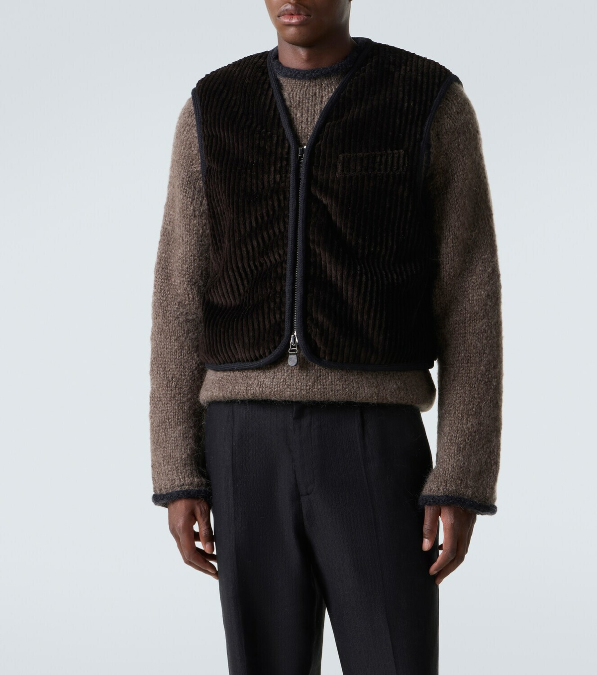Our Legacy Top cotton corduroy vest