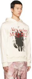 Alexander McQueen Off-White Logo Graphic Hoodie