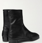 MAISON MARGIELA - Tabi Split-Toe Leather Boots - Black