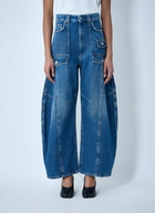 Sportmax Wide-Leg Denim Trousers