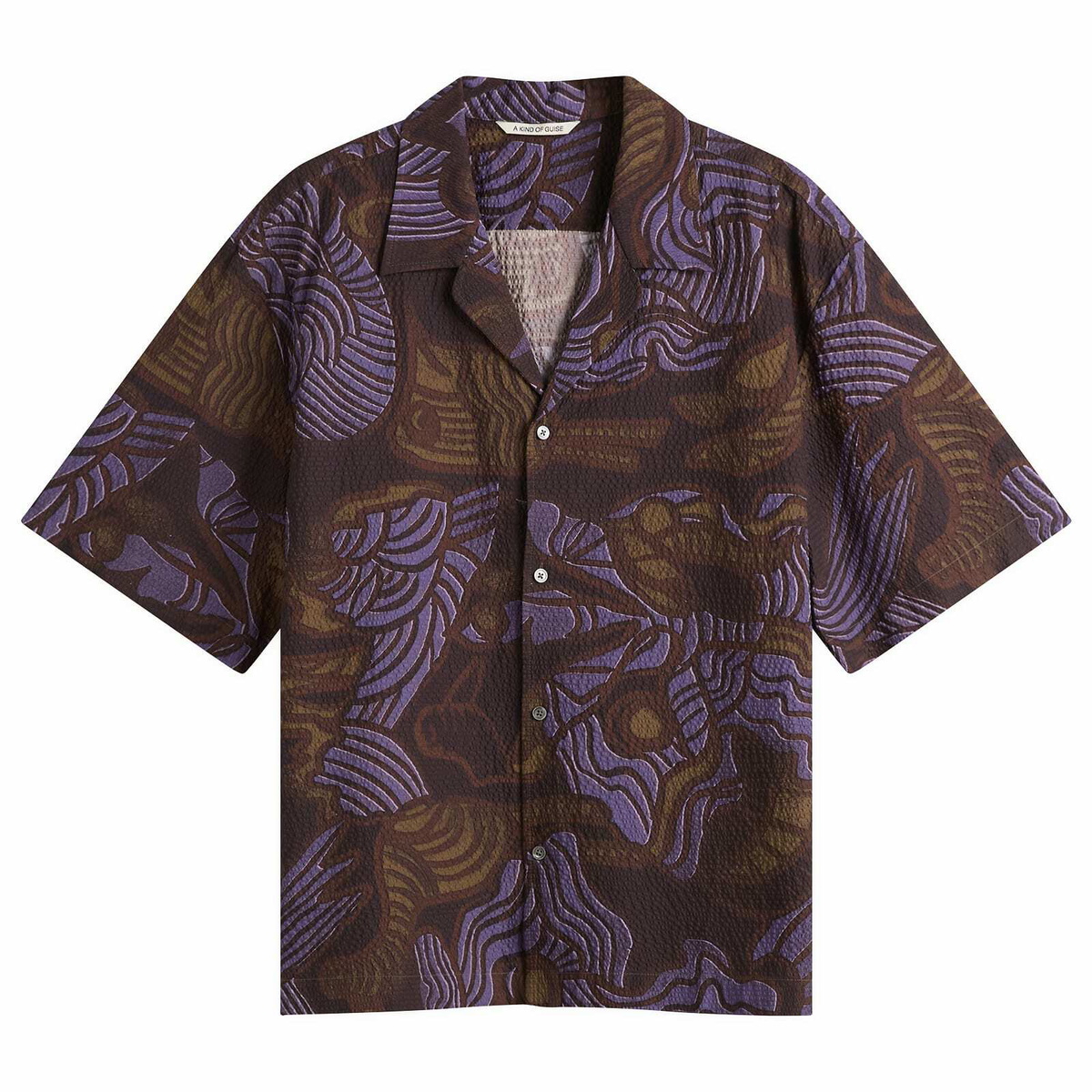 A Kind of Guise Men's Samata Vacation Shirt in Savage Wildlife