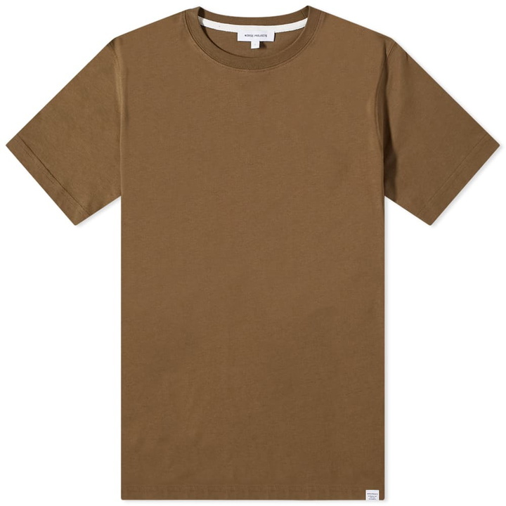Photo: Norse Projects Men's Niels Standard T-Shirt in Dark Olive