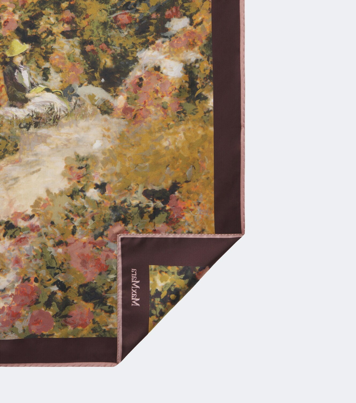 Max Mara Printed silk twill scarf