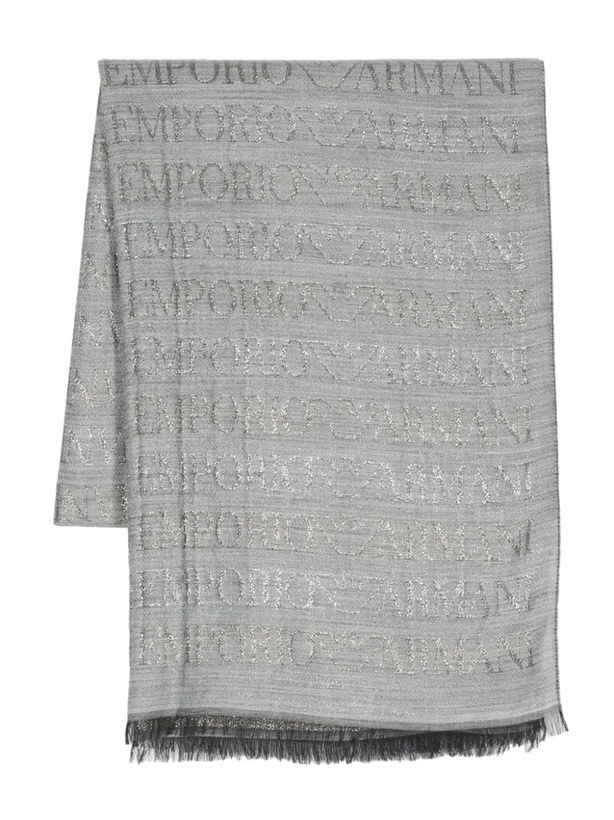 Photo: EMPORIO ARMANI - Allover Logo Scarf