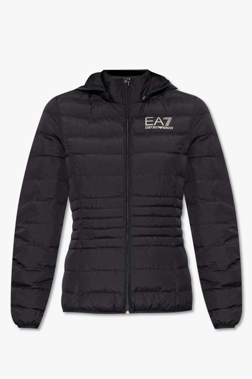 Ea7 Emporio Armani Quilted Jacket With Logo