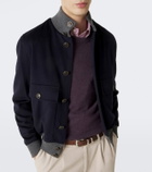 Brunello Cucinelli Virgin wool blouson jacket