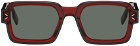 MCQ Red Square Sunglasses