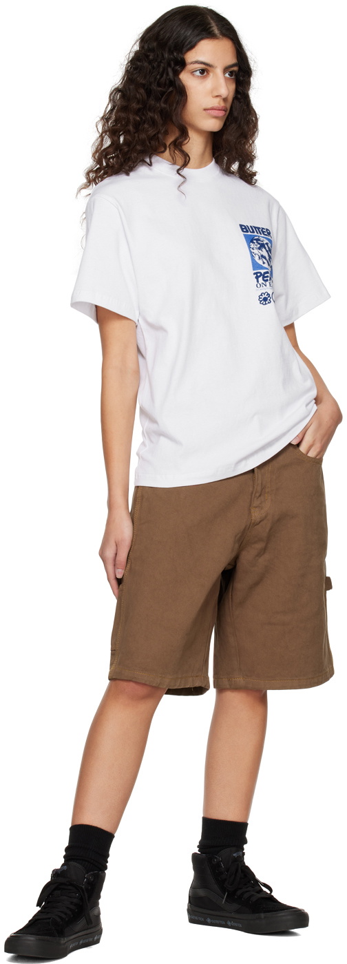 Butter Goods Brown Weathergear Denim Shorts