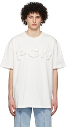Feng Chen Wang White 3D Logo T-Shirt