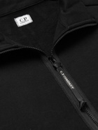 C.P. Company - Logo-Embellished Cotton-Jersey Zip-Up Sweatshirt - Black