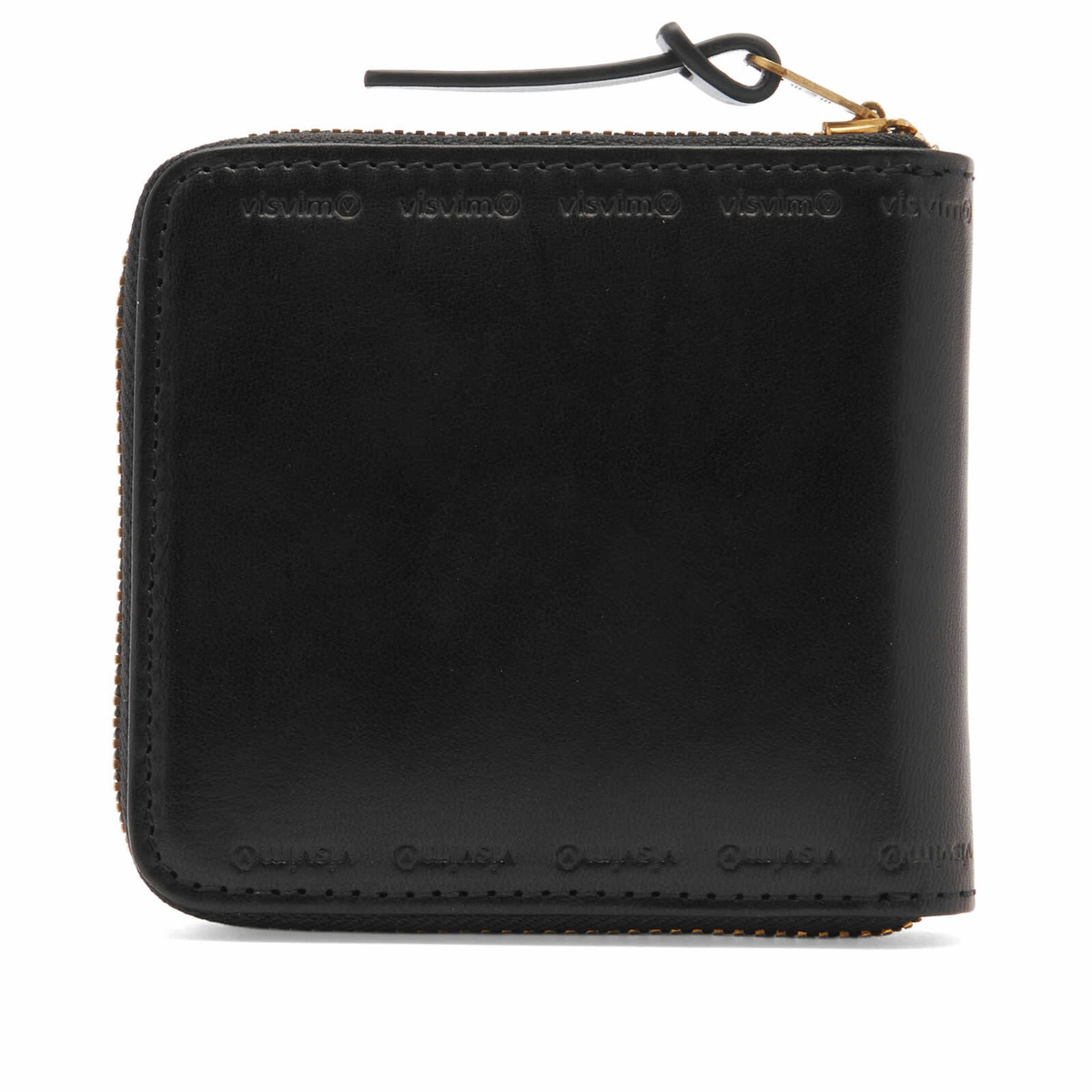 Visvim Men's Leather Essentials Bi-Fold in Black Visvim