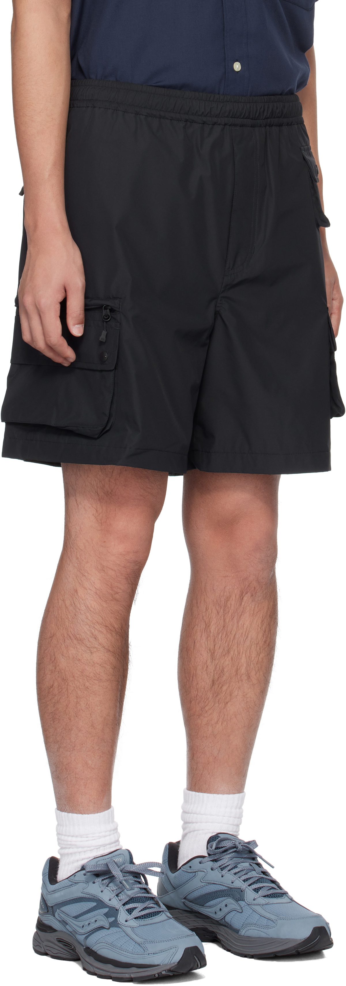 DAIWA PIER39 Black WINDSTOPPER GORE-TEX Hiker Mountain Shorts