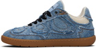 GANNI Blue 08 Denim Raw Edge Sneakers