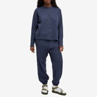Snow Peak Women's Takibi Sweatshirt Cardigan in Navy