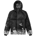 Undercover x Valentino UFO Print Puffer Jacket