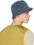 Stone Island Blue Logo Bucket Hat