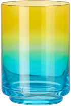 Lateral Objects Yellow & Blue Miami Gradient Glass