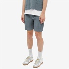 Homme Plissé Issey Miyake Men's Pleated Technical Short in Moss Grey