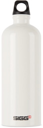 SIGG White Aluminum Traveller Classic Bottle, 1 L