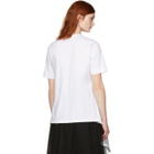 Cedric Charlier White Hanging Ruffle T-Shirt