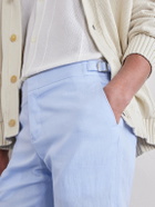 Orlebar Brown - Griffon Straight-Leg Linen Trousers - Blue