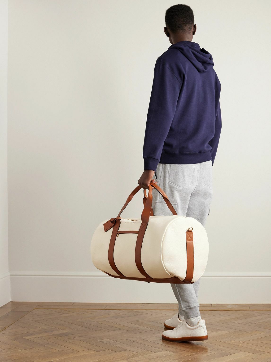 【関税&送料込み】Brunello Cucinelli Borsa Brunello Cucinelli - Borsa Leather Duffle Bag Brunello Cucinelli