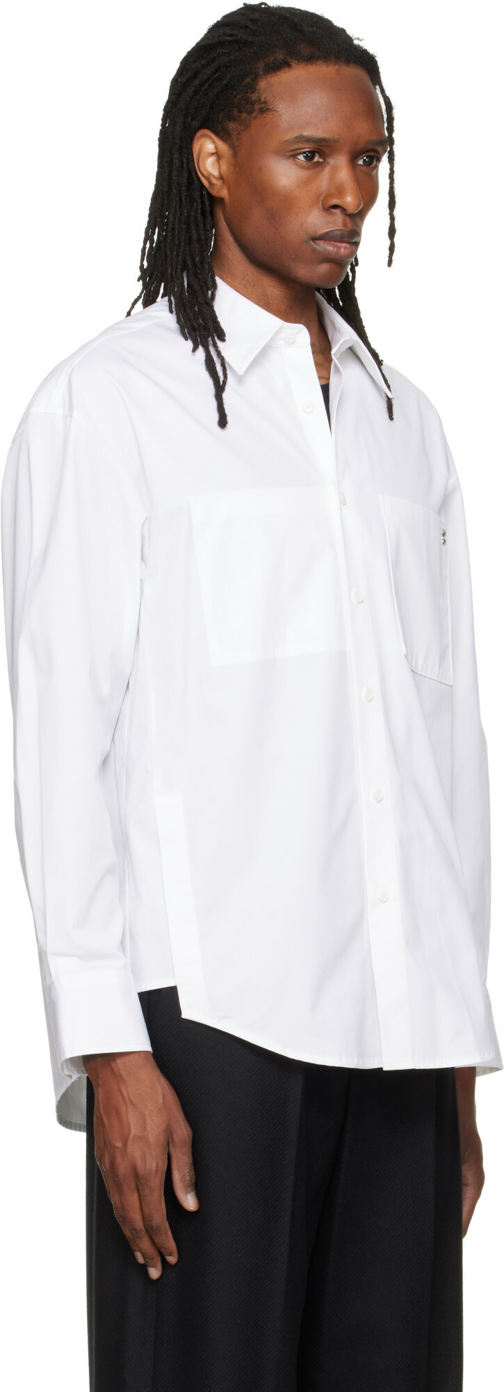 WOOYOUNGMI White Logo Hardware Shirt