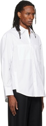 WOOYOUNGMI White Logo Hardware Shirt