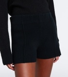 Jardin des Orangers Wool and cashmere shorts