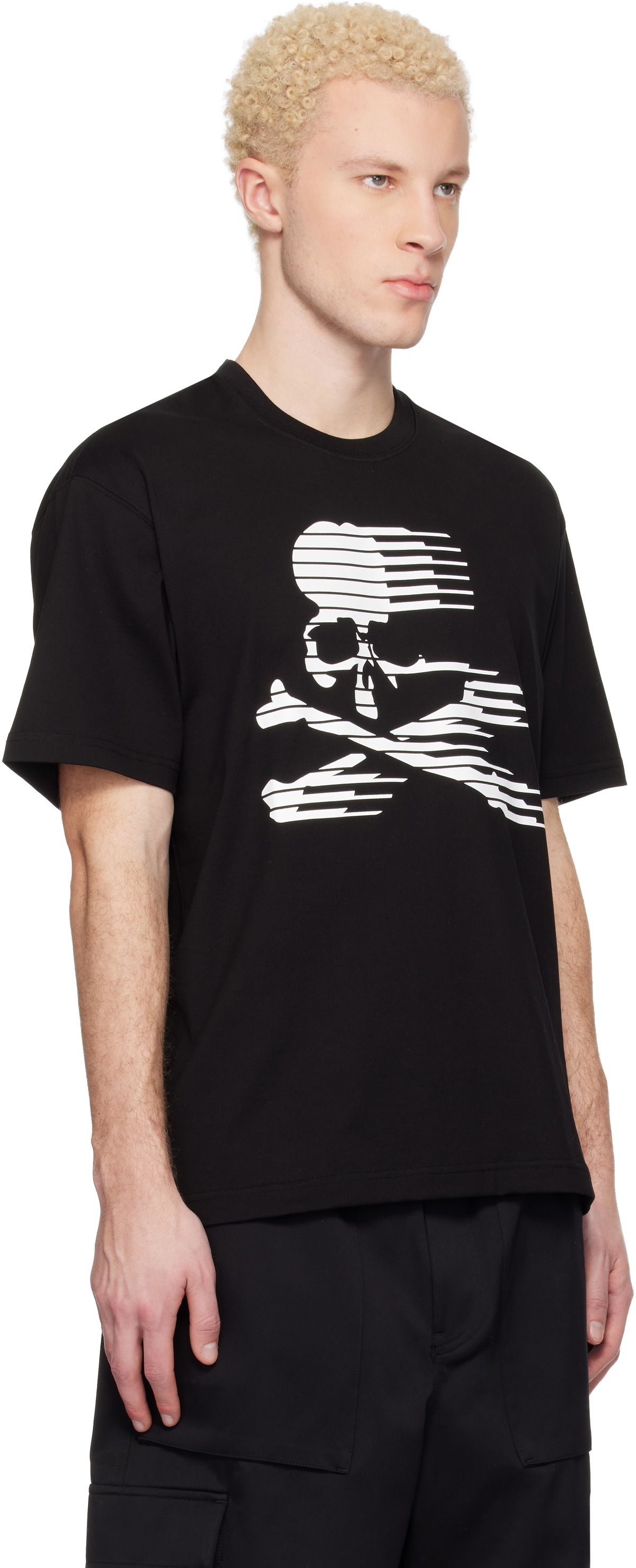 MASTERMIND WORLD Black MW Motion Skull SS T-shirt