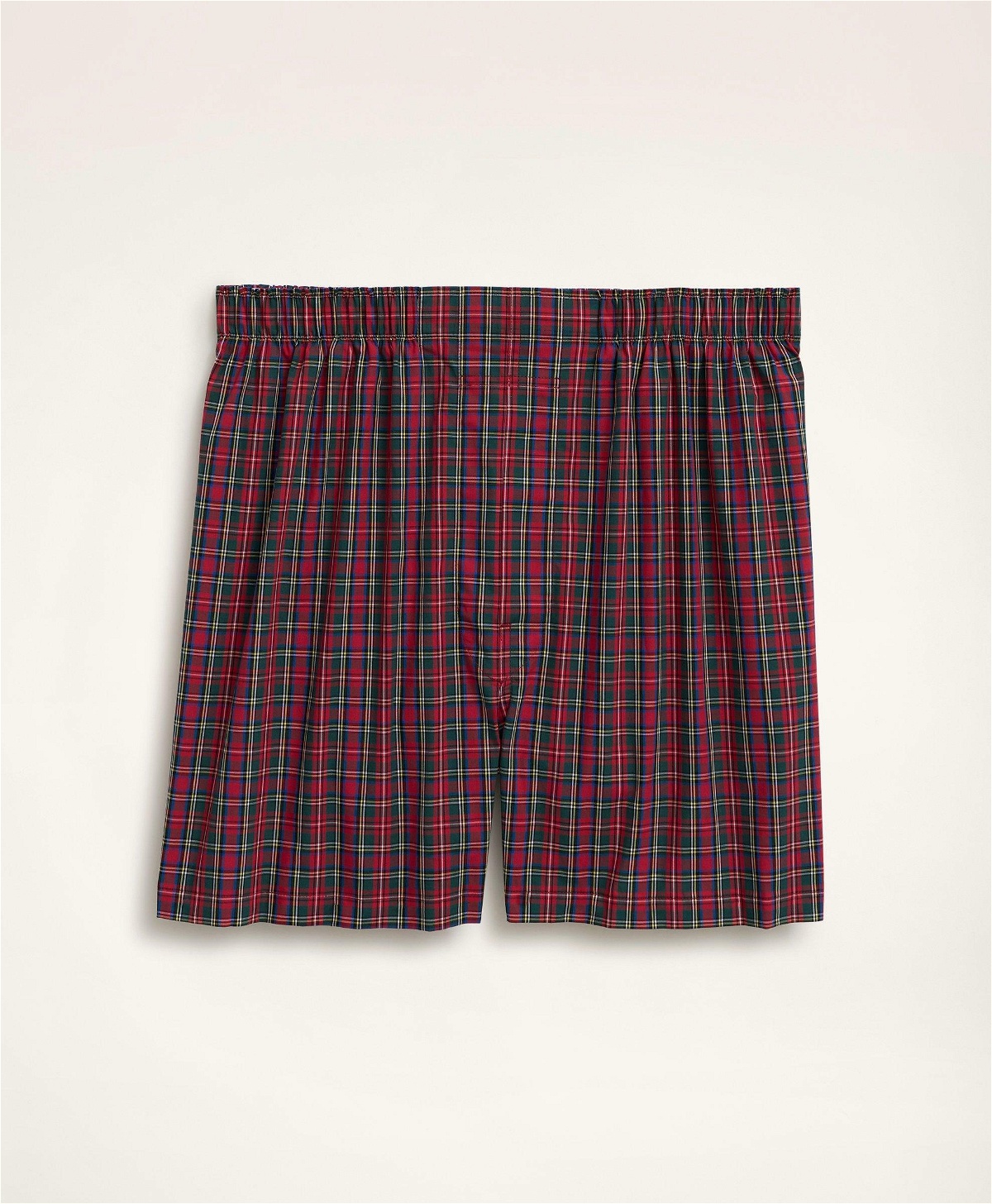 Brooks Brothers Men's Cotton Broadcloth Tartan Boxers | Red