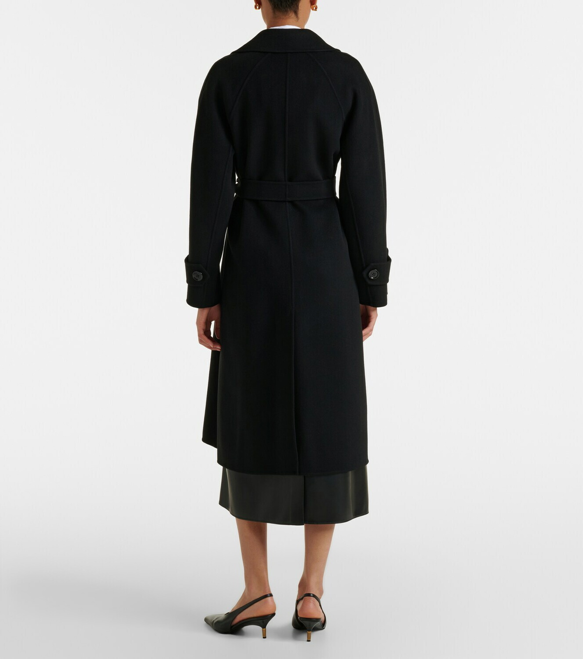 'S Max Mara Double-breasted virgin wool coat