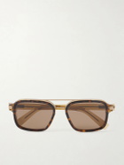 Zegna - Geometric Square-Frame Acetate Sunglasses