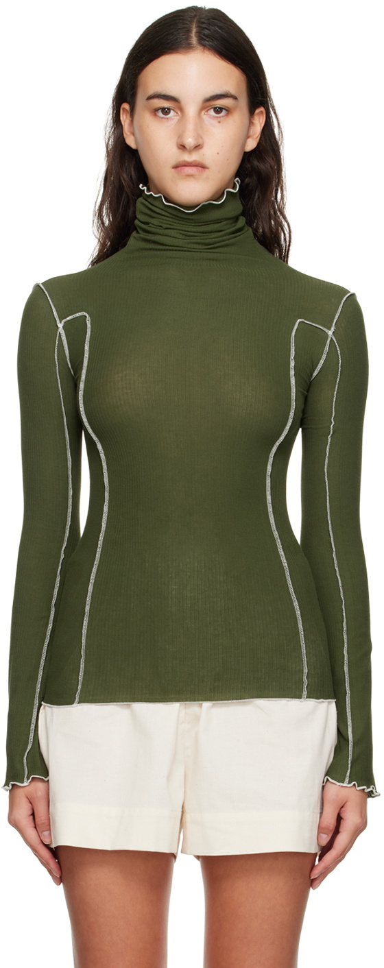 Baserange Green Omato Turtleneck Baserange