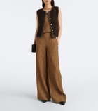 Jardin des Orangers Waffle-knit wool and cashmere sweater vest