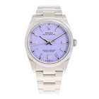 Rolex Oyster Perpetual Automatic Chronometer Purple Dial Unisex Watch M126000-0013