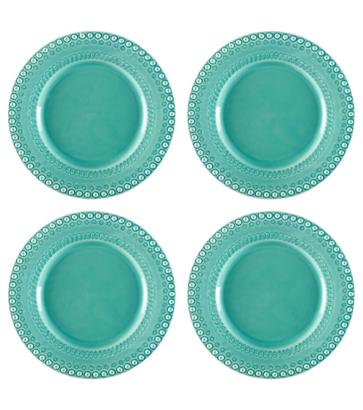 Photo: Bordallo Pinheiro Fantasia set of 4 dinner plates